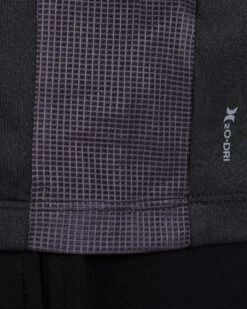 H2O-DRI EASTON UPF LONG SLEEVE TOP -Quality Apparel Shop mat0000880 black heather 3