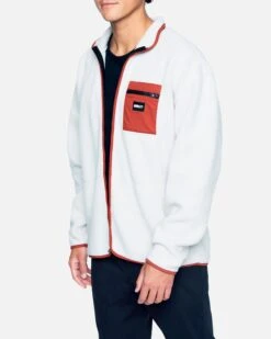 Byron Burrrito Track Zip -Quality Apparel Shop mft0009440 lt bone htr redstone 3 v2