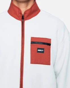 Byron Burrrito Track Zip -Quality Apparel Shop mft0009440 lt bone htr redstone 5 v2
