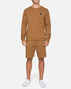 Capetown Heat Crewneck Sweatshirt -Quality Apparel Shop mft0009470 ale brown 4