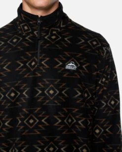 Mesa Windchill 1/4 Zip Fleece Jacket -Quality Apparel Shop mft0009790 black 5