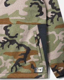 Wilder Camo Heat Full Zip Hoodie -Quality Apparel Shop mft0010880 olive 3