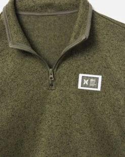 Mesa Ridgeline 1/4 Zip Fleece Pullover -Quality Apparel Shop mkt0008830 olive 3