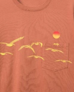 Everyday Flock Pocket T-Shirt -Quality Apparel Shop mts0034030 zion rust 3